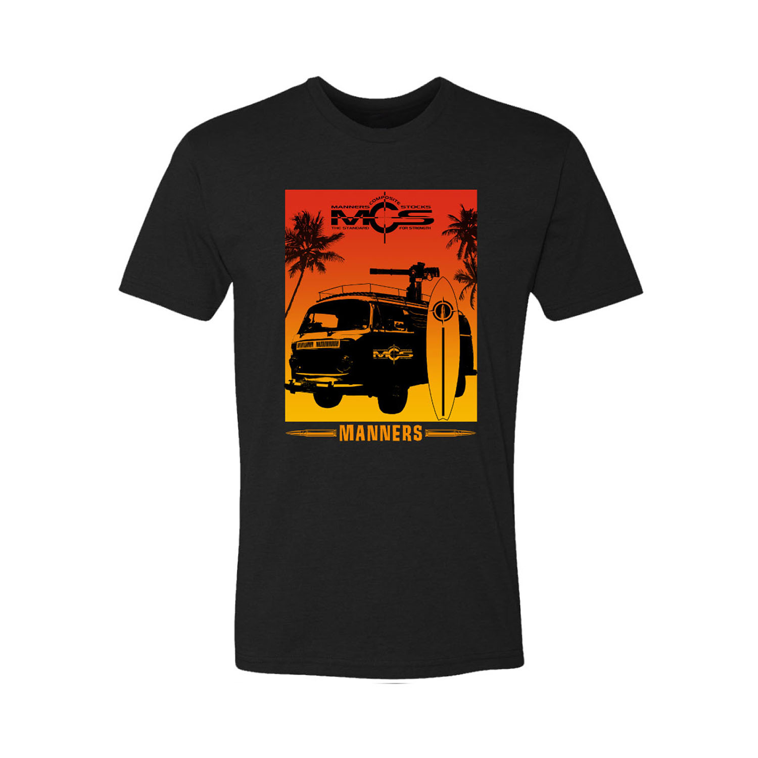 MCS Retro Surf Premium Crewneck T-Shirt